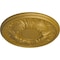 Ekena Millwork Wakefield Ceiling Medallion (Fits Canopies up to 3 5/8"), 11 3/4"OD x 1 1/4"P, Pharaohs Gold CM11WAPGS - alternate 2